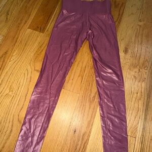 Carbon Shimmering Pink Leggings